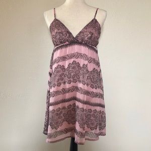 Blush Pink Mini Dress Medium